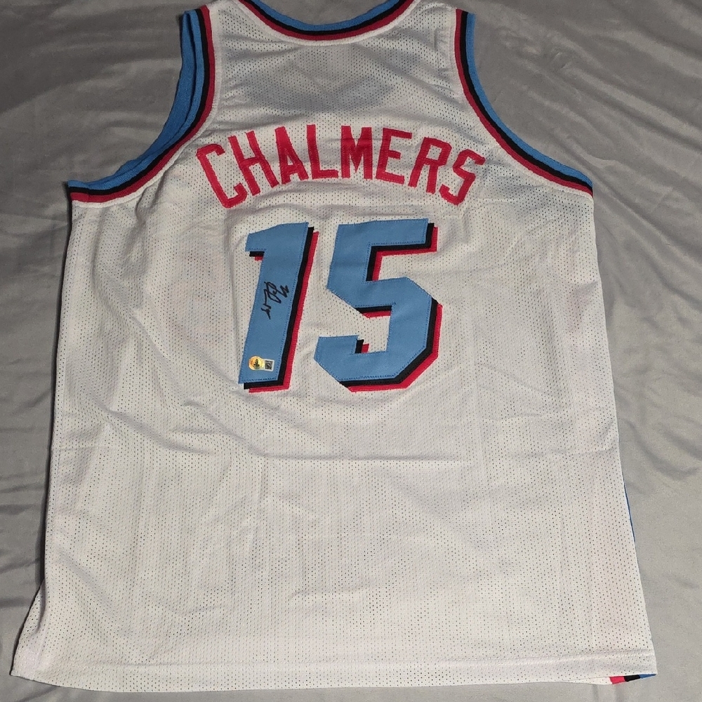 Mario Chalmers Autographed Basketball Jersey